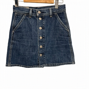 LEVIS denim boutons skirt size 24